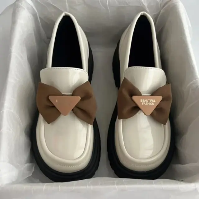 Women's Thick-Sole Leather Loafers – view 4