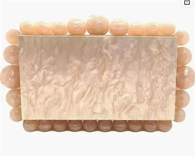 Marbled Acrylic Clutch Purse – view 4