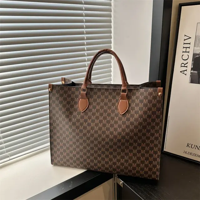 Elegant Vintage PU Shoulder Tote – view 6