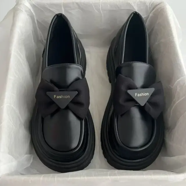 Women's Thick-Sole Leather Loafers – view 5