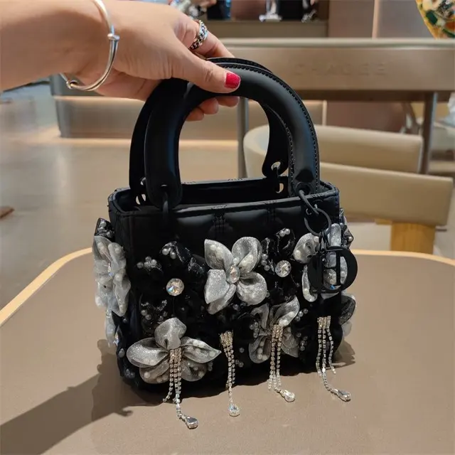 Lace Small Square Crossbody Bag – view 3