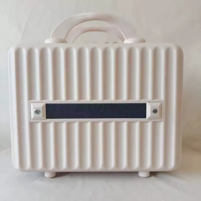 Portable Mini Travel Makeup Case (Hard Shell Ribbed Design) – view 3