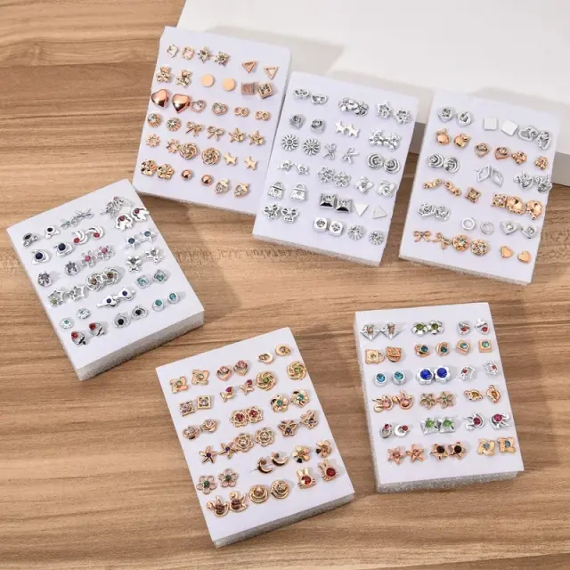 Drop Earrings Set – 50 Pairs (Assorted) – view 4