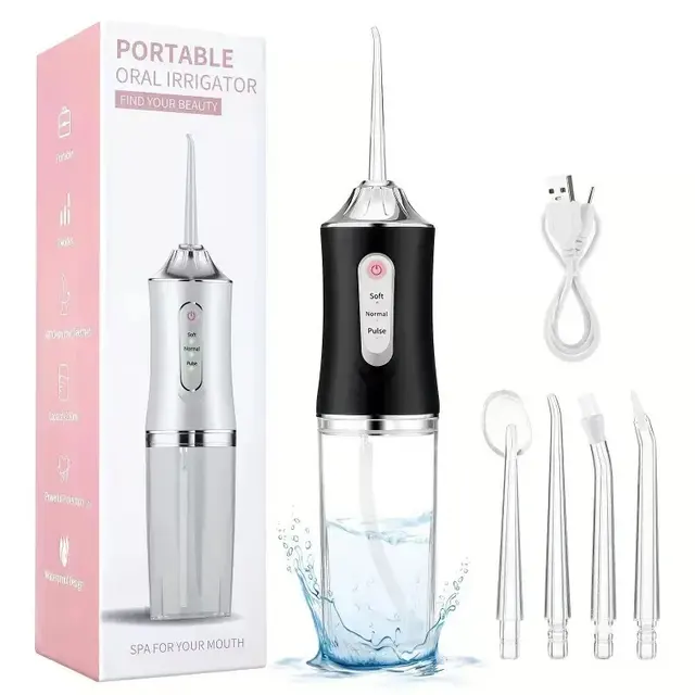 Portable Rechargeable Dental Irrigator / Water Flosser – view 2