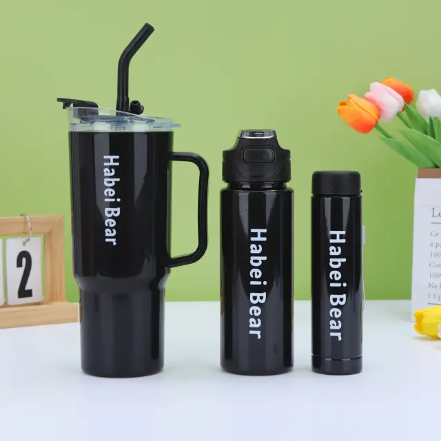 3-in-1 Plastic Water Bottle Set