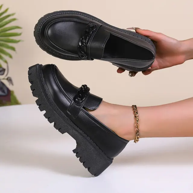 Comfort Heeled Loafers – view 6