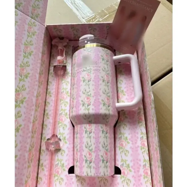 Floral Stanley Cup Tumbler – view 3