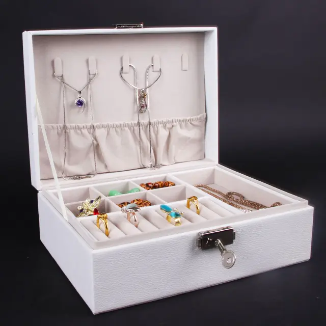 PU Leather Jewellery Box Organiser – view 3