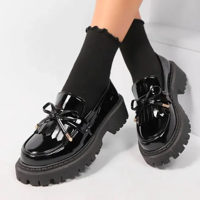 Women's Peep-Toe Loafers