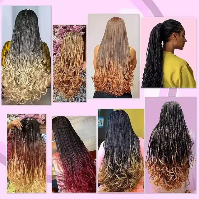 French Curl Crochet Braiding Hair – 150g, 24 Inch – view 6