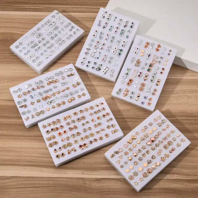 Drop Earrings Set – 50 Pairs (Assorted) – view 3