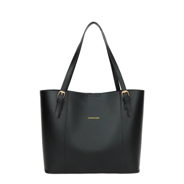Vintage Leather-Look Large Tote – view 5