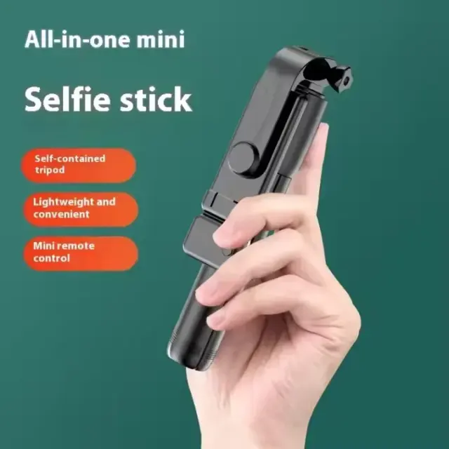 Extendable Rotating Phone Stand & Selfie Stick with Remote – view 5