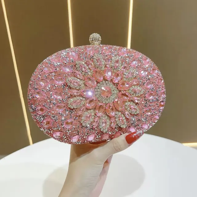 Sunflower Rhinestone Evening Crossbody Bag – view 12