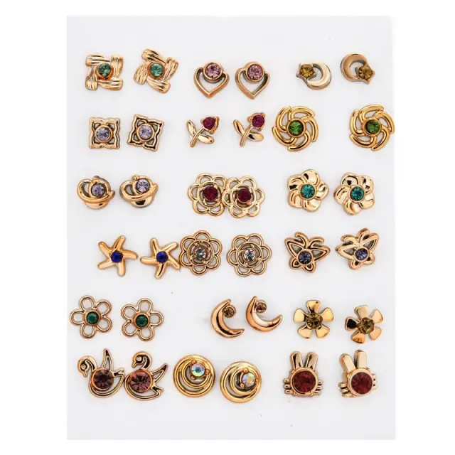 Drop Earrings Set – 50 Pairs (Assorted) – view 6