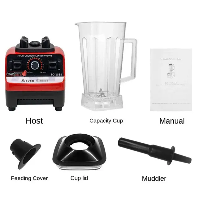 Silver Crest Double-Jug Blender – 2L/3L, 4500W – view 6