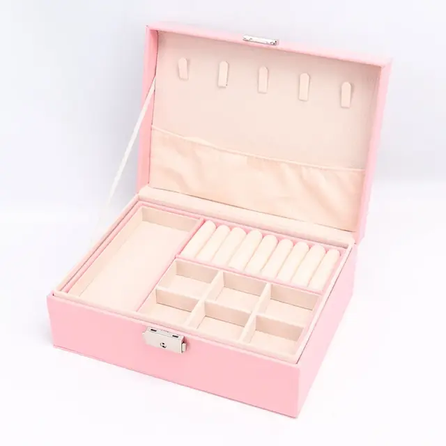 PU Leather Jewellery Box Organiser – view 4