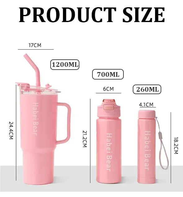 3-in-1 Plastic Water Bottle Set – view 7