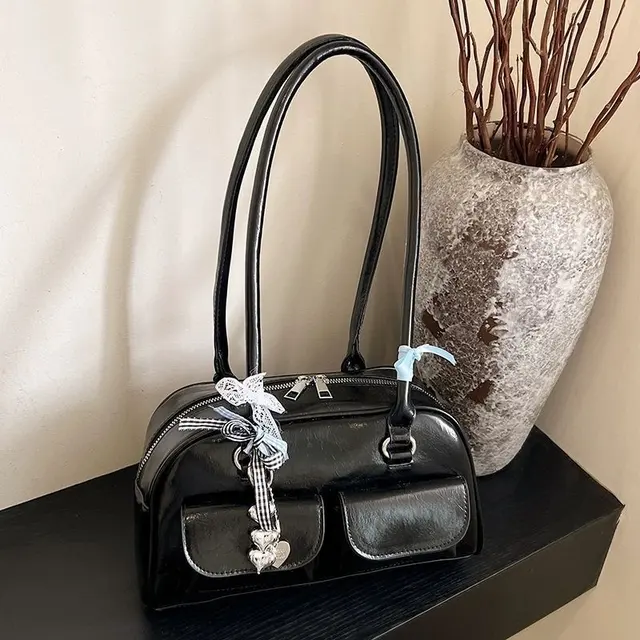 Coquette Glossy Cherry Pocket Shoulder Bag – view 2