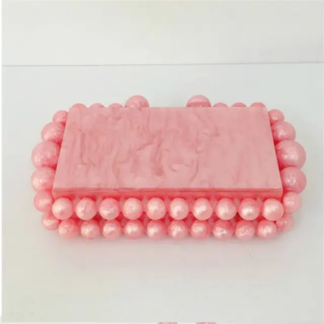 Marbled Acrylic Clutch Purse – view 3
