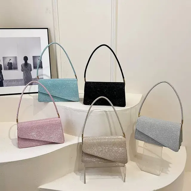 Envelope Clutch & Chain Crossbody Bag