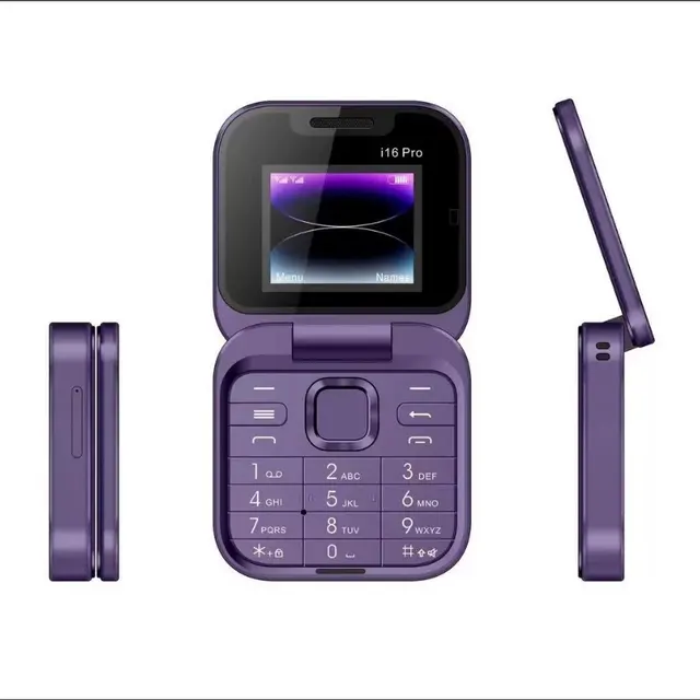 i16 Pro Mini Flip Phone – view 4