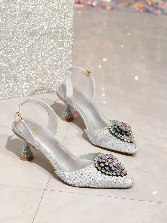 Crystal Banquet Diamond Heels & Pointed Flats (Custom Edition) – view 11