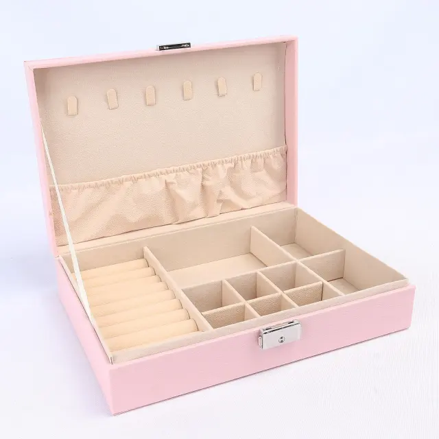 PU Leather Jewellery Box Organiser – view 2