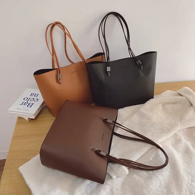 Waterproof PU Tote Shoulder Bag