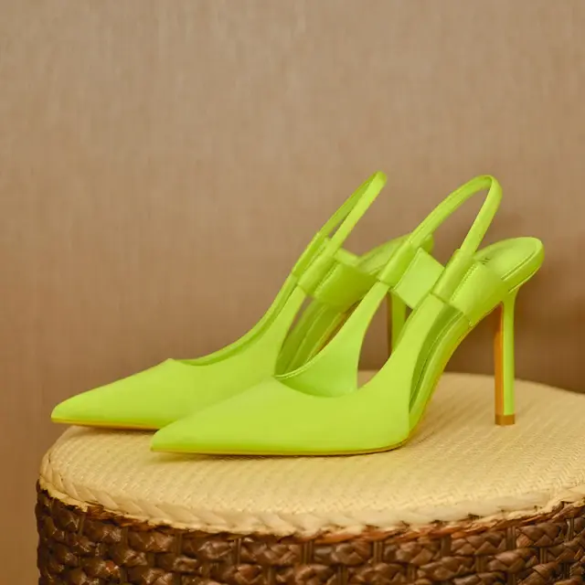 Slip-On Slingback High-Heel Sandals – view 3