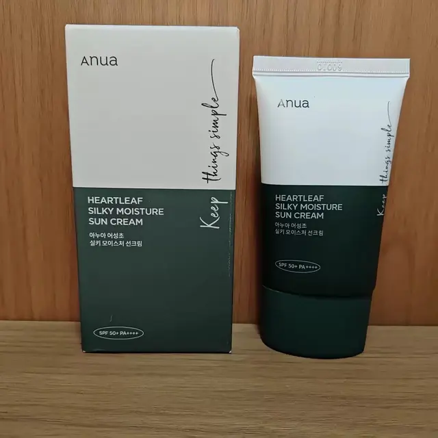 Anua Heartleaf Silky Moisture Sun Cream
