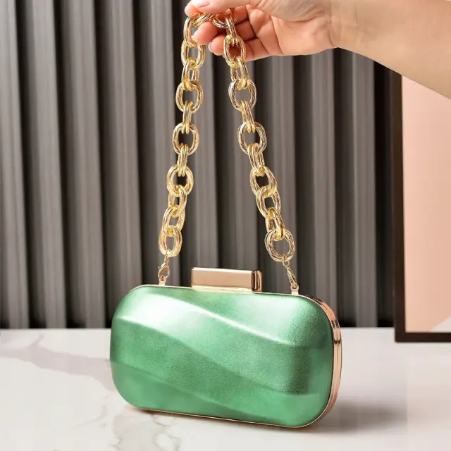 Metallic Chain Evening Bag – view 4