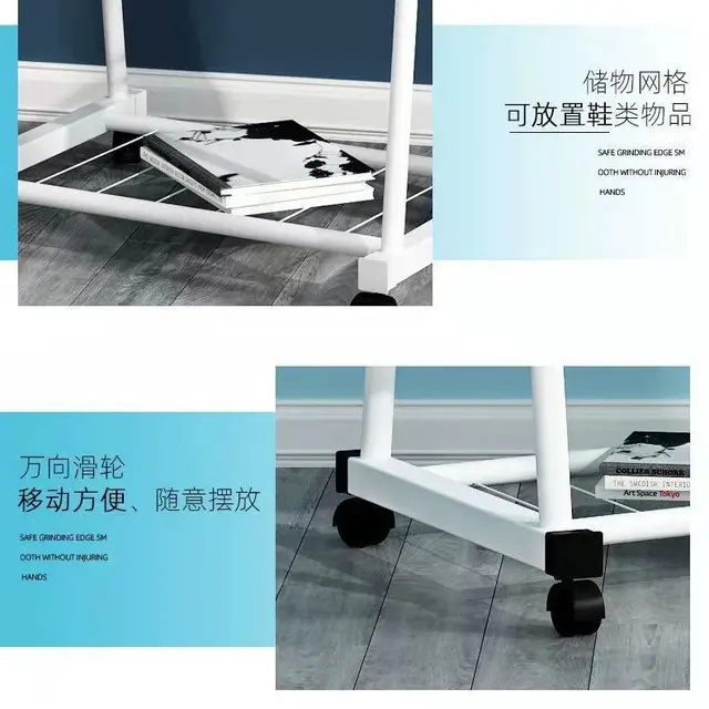 Full-Length Floor Mirror with Wheels – 32 × 160cm – view 4