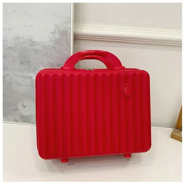 Portable Mini Travel Makeup Case (Hard Shell Ribbed Design) – view 7