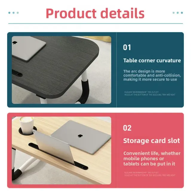 Foldable Laptop & Study Desk – view 4