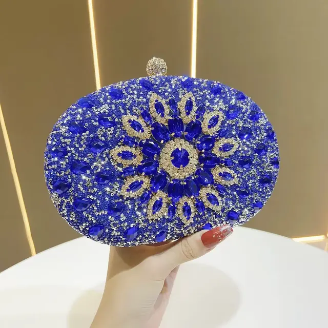 Sunflower Rhinestone Evening Crossbody Bag – view 8