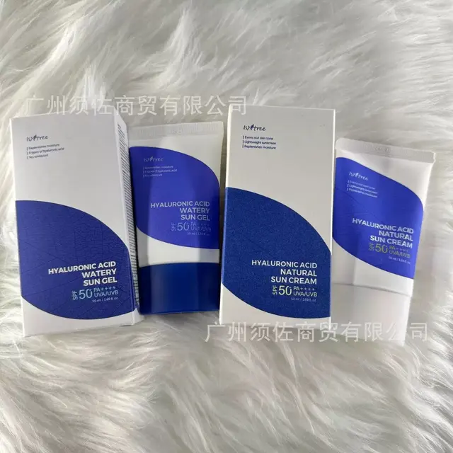 Isntree Hyaluronic Acid Sunscreen Duo – Watery Gel & Natural Cream SPF50+ – view 3
