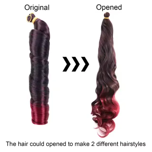 French Curl Crochet Braiding Hair – 150g, 24 Inch – view 4