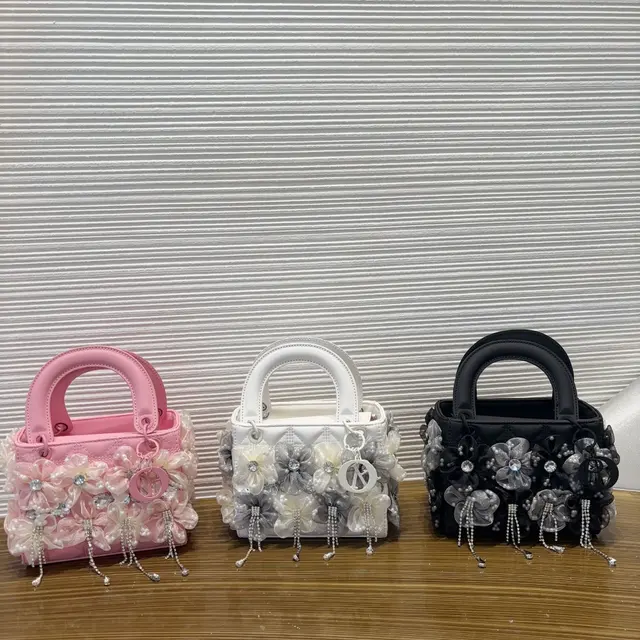 Lace Small Square Crossbody Bag