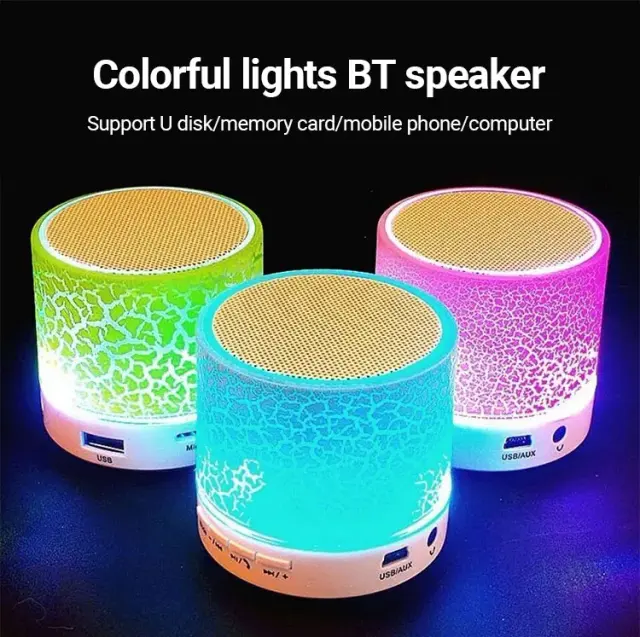Mini A9 Wireless Speaker with RGB Light – view 2
