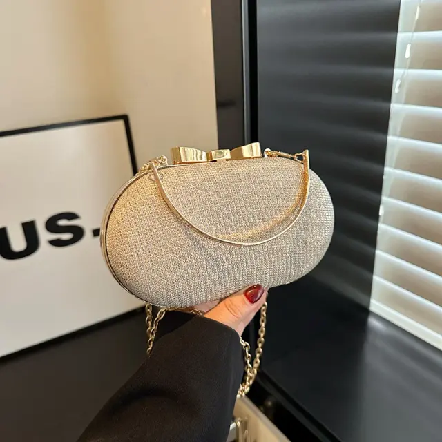 Round Ball Evening Bag with Chain – view 3