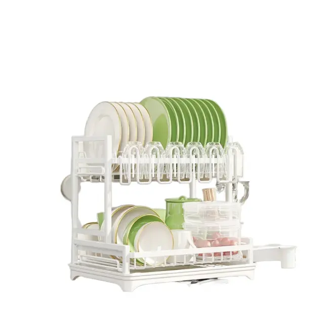 Double-Tier Metal Kitchen Storage Rack – view 2