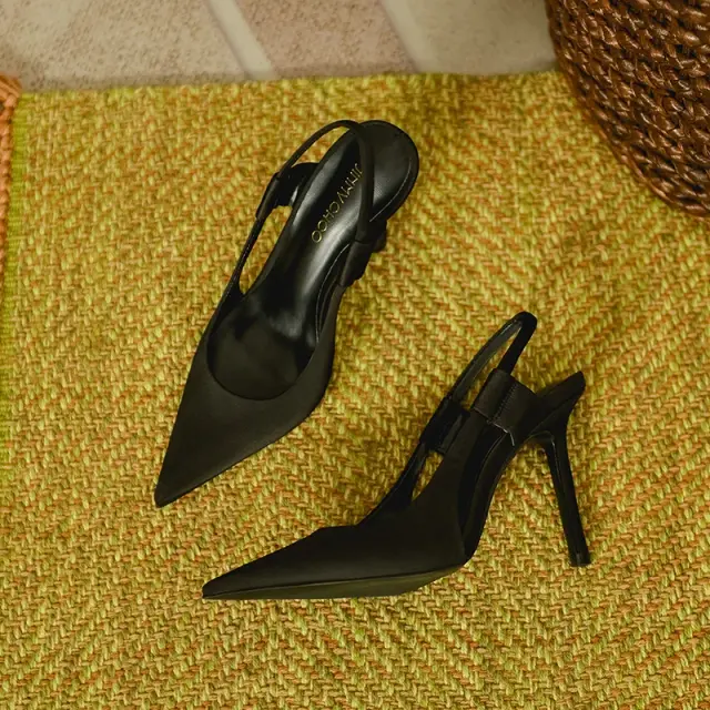 Slip-On Slingback High-Heel Sandals – view 2