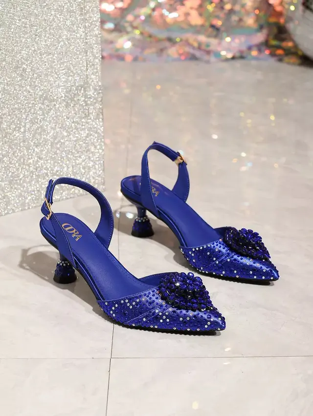 Crystal Banquet Diamond Heels & Pointed Flats (Custom Edition) – view 4