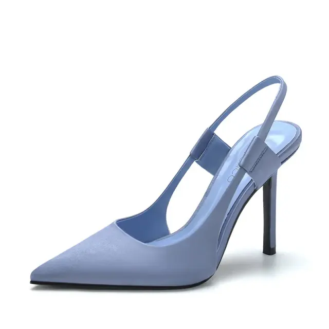 Slip-On Slingback High-Heel Sandals – view 5