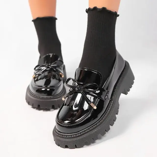 Women's Peep-Toe Loafers – view 2