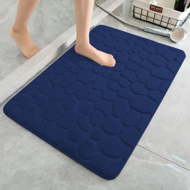 3D Pebble Memory Foam Bath Mat – view 4
