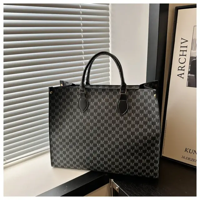 Elegant Vintage PU Shoulder Tote – view 3