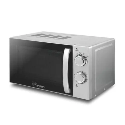 QFASA 20L Manual Microwave Oven (Silver)