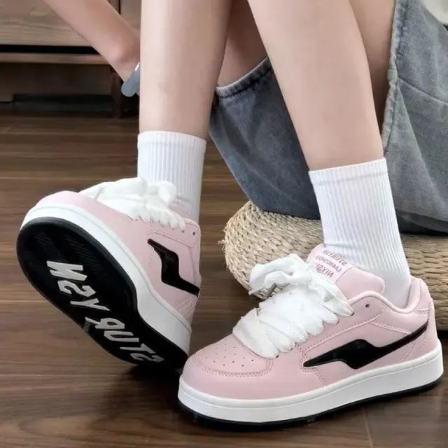 Retro Lightning-Sole Skate Sneakers – view 4